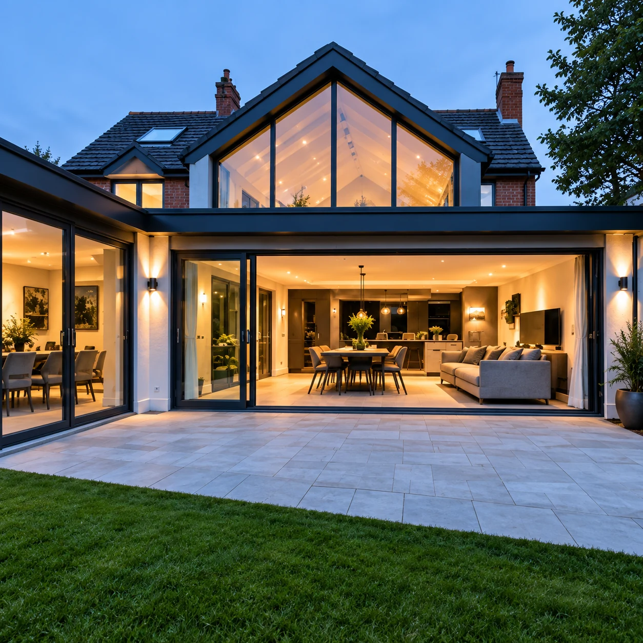Completed home extension